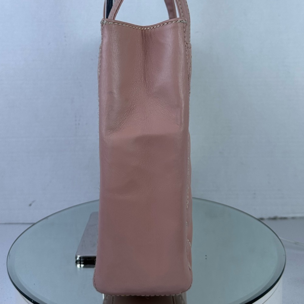 Authentic ✨ CHANEL Pink Wildstitch CC Shopper Quilted Tote ✨ - Picture 4 of 11